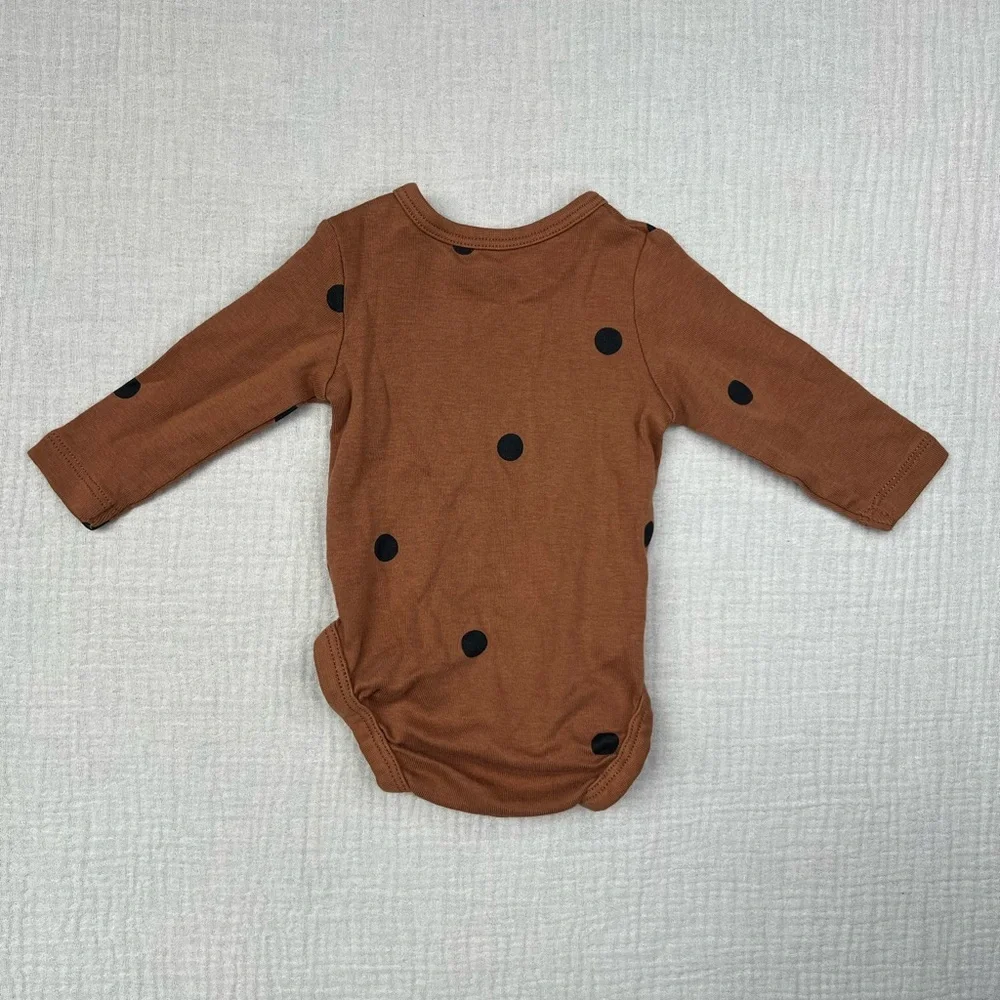 H&M longsleeve polka dot bodysuit